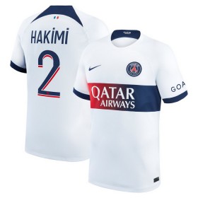 Camisola Paris Saint-Germain Hakimi 2 2º Equipamento 2023-24 Manga Curta